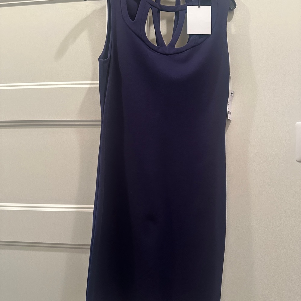 DVF Purple Sleeveless Cocktail Dress